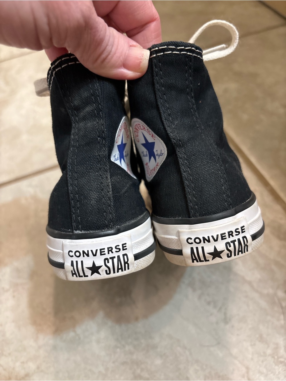 Converse Chuck Taylor All Star Kids Size 12 Black High Top Sneakers